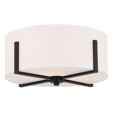 Cleeve Oaks 2 Light 15.5 Inch Wide Flush Mount by Bailey Street Home - 1292578