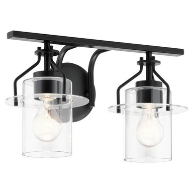 Kingsbury Crescent 2 Light Vanity Light 16 Inch Wide by Bailey Street Home - 147-BEL-1031916