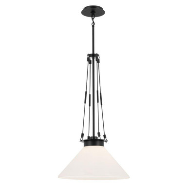 Rowley Cloisters 1 Light Large Pendant by Bailey Street Home - 1292570