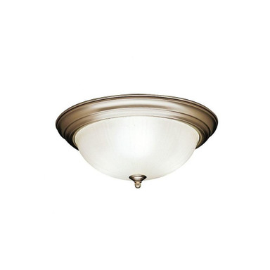 3 Light 15.25 Inch Wide Etched Glass Flush Mount by Bailey Street Home - 147-BEL-555387