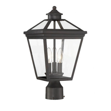 Ash Tree Passage 3 Light Outdoor Post Lantern 17.5 x 9 In by BSH - 159-BEL-145401