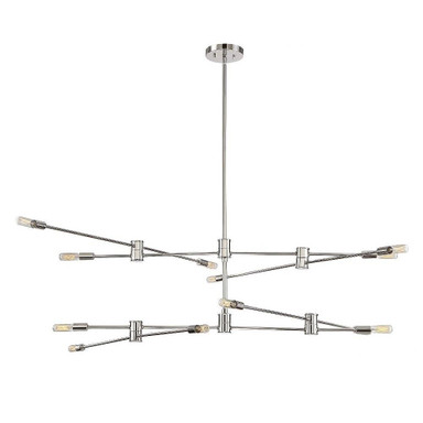 Badgers Yard 12 Light Oversized Chandelier by BSH 159-BEL-2245795