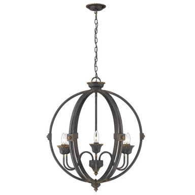 Cresswell Croft 6 Light Medium Chandelier by Bailey Street Home - 170-BEL-2942268