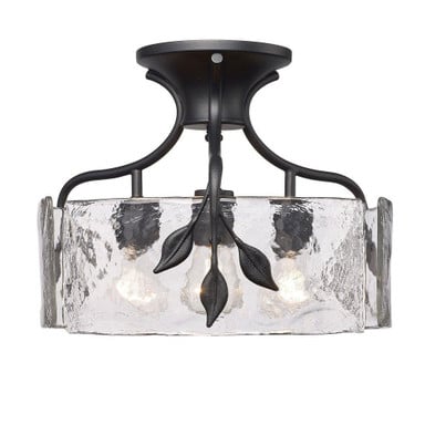 Foxwood Leys 3 Light 15.13 Inch Wide Semi Flush Mount by Bailey Street Home - 170-BEL-5109017