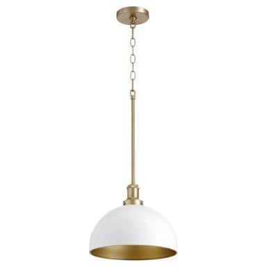 1 Light Medium Dome Pendant by Bailey Street Home - 183-BEL-1010123