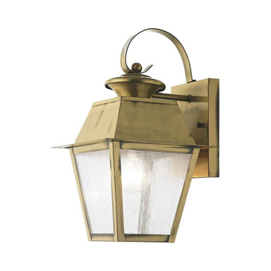 Lane Wood 1 Light Outdoor Wall Lantern 12.5 Inch Tall by Bailey Street Home - 218-BEL-540036