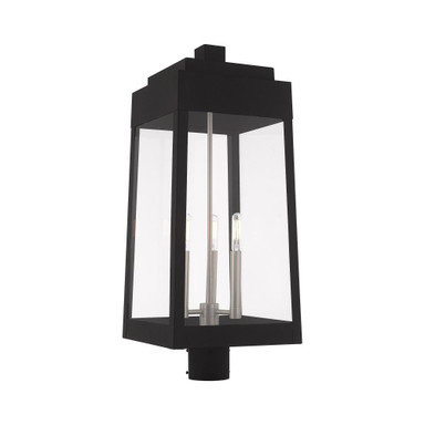 Stevenson Parade 3 Light Outdoor Post Top Lantern 10.5 x 24.75 Inch by BSH - 218-BEL-831844