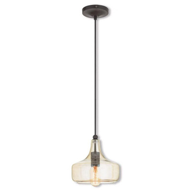Borough Village 1 Light Traditional Small Pendant by Bailey Street Home - 218-BEL-522681