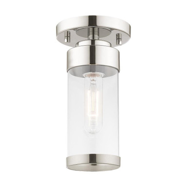 Ladywell Acres 1 Light 5.13 Inch Wide Flush Mount by Bailey Street Home - 218-BEL-831785