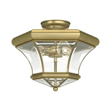 Sherwood Cliff 3 Light 13 Inch Wide Flush Mount by Bailey Street Home - 218-BEL-189890