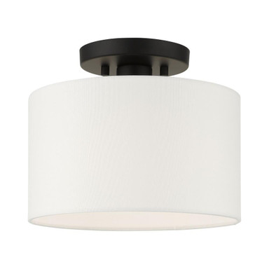 Parkland Row 1 Light 7 Inch Wide Semi Flush Mount by Bailey Street Home - 218-BEL-1012144
