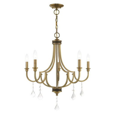 Wheatfield Rise 5 Light Medium Chandelier by BSH 218-BEL-831781