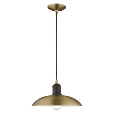 Hadrian Avenue 1 Light Medium Pendant 12.75 Inch Wide by Bailey Street Home - 218-BEL-831809