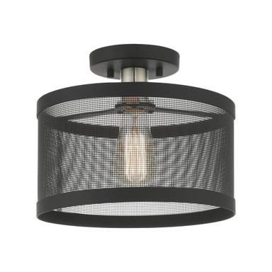 Brewery Parade 1 Light 11 Inch Wide Semi Flush Mount by Bailey Street Home - 218-BEL-939491