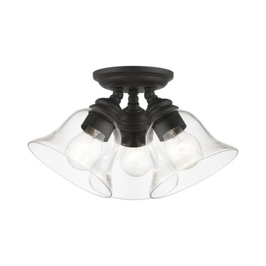Roy King Gardens 3 Light 14.5 Inch Semi Flush Mount by Bailey Street Home - 218-BEL-1219911