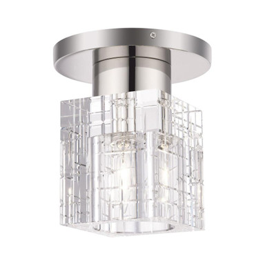 Strawberry Leys 1 Light 7 Inch Wide Semi Flush Mount by Bailey Street Home - 218-BEL-1305719