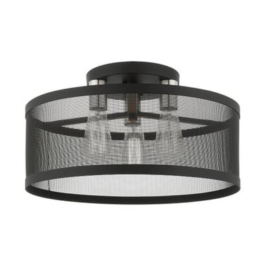 Brewery Parade 3 Light 18 Inch Wide Semi Flush Mount by Bailey Street Home - 218-BEL-939486