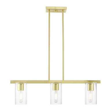 Birch Promenade 3 Light Minimalistic Linear Chandelier by BSH - 218-BEL-1219931