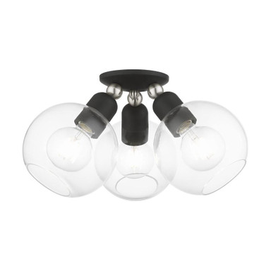 St James'S Royd 3 Light 16 Inch Semi Flush Mount by Bailey Street Home - 218-BEL-1220043
