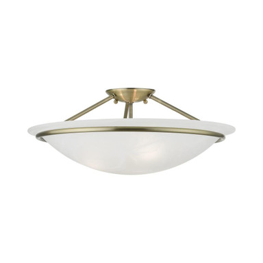 Cleveland Copse 3 Light 20 Inch Wide Semi Flush Mount by Bailey Street Home - 218-BEL-1029748