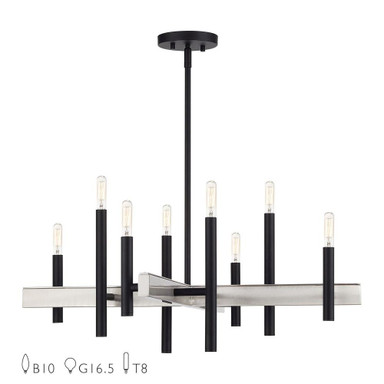 Ellesmere Limes 8 Light Large Chandelier by Bailey Street Home - 218-BEL-1012049