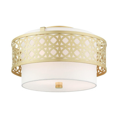 Ouse Avenue 3 Light 16 Inch Wide Semi Flush Mount by Bailey Street Home - 218-BEL-1012019