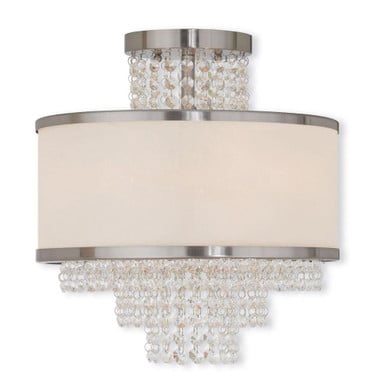 Toftes Place 3 Light 13.75 Inch Wide Semi Flush Mount by Bailey Street Home - 218-BEL-476911