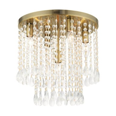 Alnwick Crescent 5 Light 13.75 Inch Wide Flush Mount by Bailey Street Home - 218-BEL-1012056