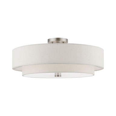 Pleasant Crescent 5 Transitional Semi Flush Mount by Bailey Street Home - 218-BEL-1220029