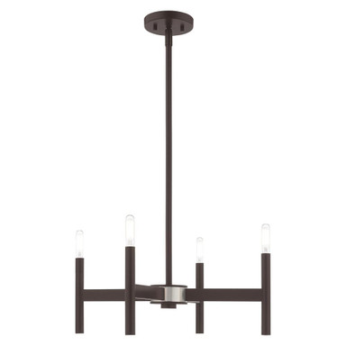 Sutherland Glas 4 Light Small Chandelier by BSH 218-BEL-831761