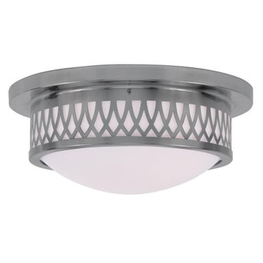 White Horse Highway 2 Light 13 Inch Wide Flush Mount by Bailey Street Home - 218-BEL-1029815