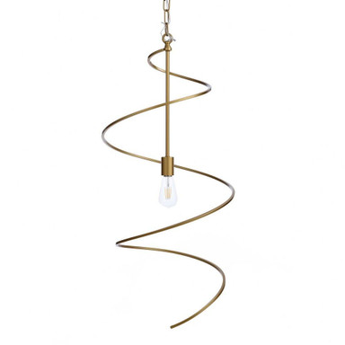 Upper Meadows 1 Light Small Pendant 28 Inch Tall by Bailey Street Home - 2476-BEL-1033384