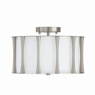 Low Broadlie Road 3 Light 15 Inch Wide Semi Flush Mount by BSH - 309-BEL-1287795
