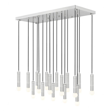 Grebe Side 17 Light Linear Chandelier 11 Inch Tall and 18 Inch Wide by BSH - 372-BEL-1374819