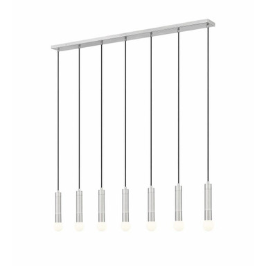 Grebe Side 7 Light Linear Chandelier 11 Inch Tall and 4.75 Inch Wide by BSH - 372-BEL-1374824