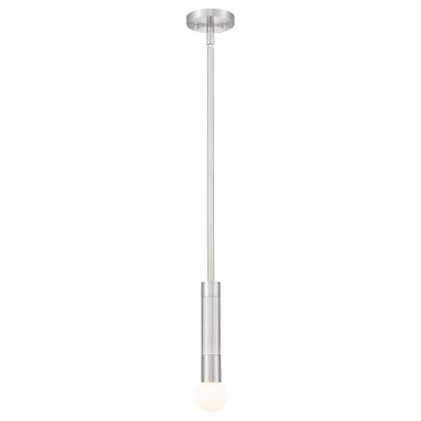 Grebe Side 1 Light Rod Pendant 11 Inch Tall and 4.75 Inch Wide by BSH - 372-BEL-1374826