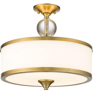Duchess Poplars 3 Light 15.75 Inch Wide Flush Mount by Bailey Street Home - 372-BEL-1113071