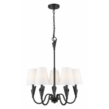 Evans Court 5 Light Chandelier 28.5 Inch Tall and 24 Inch Wide by BSH - 372-BEL-1374853