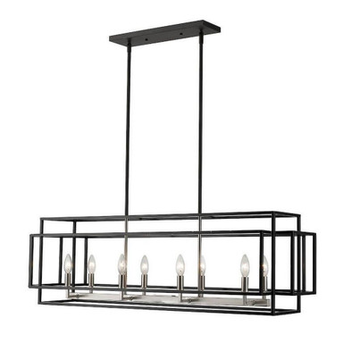 Crockett Road 8 Light Medium Island Pendant by Bailey Street Home - 372-BEL-689027