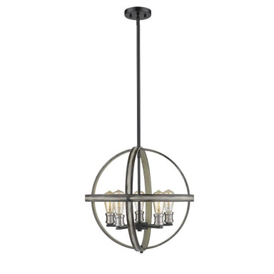 Dingle Loan 5 Light Large Pendant 19.75 Inch Tall by Bailey Street Home - 372-BEL-856825