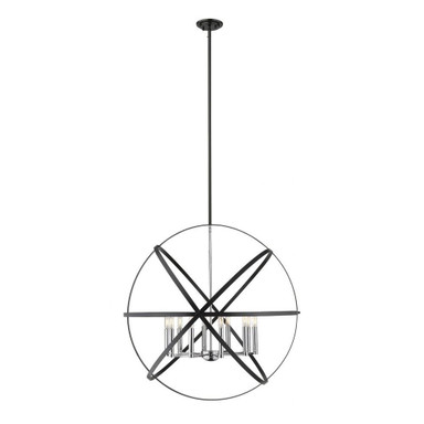 Mountbatten Dell 10 Light Oversized Pendant by Bailey Street Home - 372-BEL-746995
