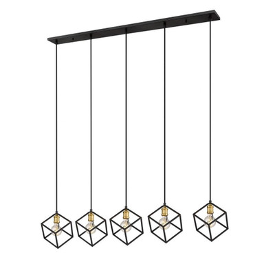Crofton Fold 5 Light Small Island Pendant by Bailey Street Home - 372-BEL-937967