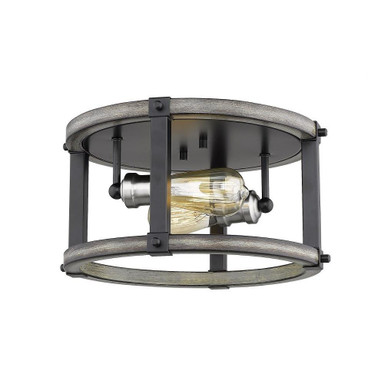 Dingle Loan 2 Light 12.75 Inch Wide Flush Mount by Bailey Street Home - 372-BEL-856840