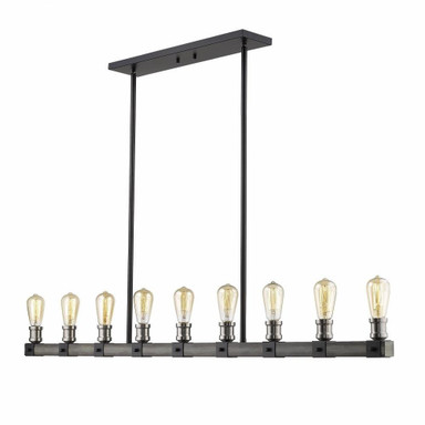 Dingle Loan 9 Light Mini Island Pendant by Bailey Street Home - 372-BEL-1223174