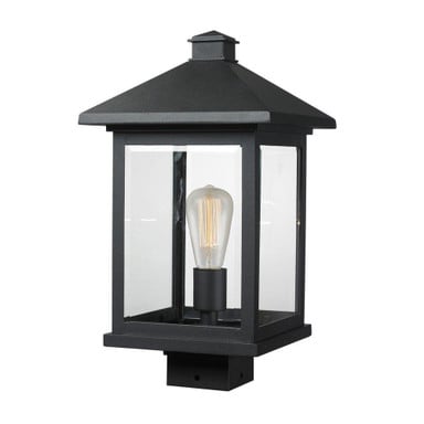 Fisher Fold 1 Light Outdoor Post Mount Lantern 9.5 x 17 Inches by BSH - 372-BEL-457464