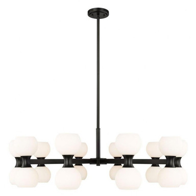 Lilac Crescent 20 Light Chandelier 12.75 x 42 Inches Wide by BSH - 372-BEL-1298326