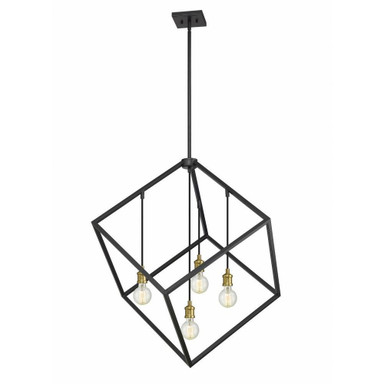 Crofton Fold 4 Light Oversized Linear Pendant by Bailey Street Home - 372-BEL-937966