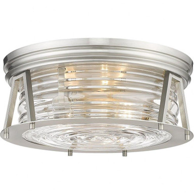 Lysander Field 3 Light 16 Inch Wide Flush Mount by Bailey Street Home - 372-BEL-1113068
