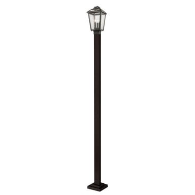 Charter Meadow 3 Light Outdoor Post Mount Lantern 9.25 x 111 Inches by BSH - 372-BEL-464608