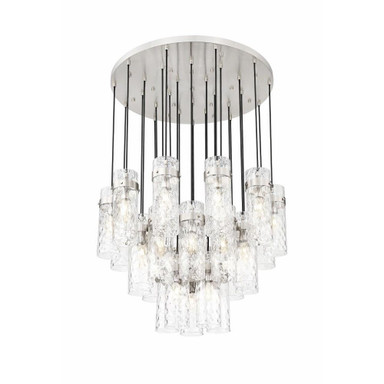 Robinson Down 27 Light Chandelier 15 Inch Tall and 39.5 Inch Wide by BSH - 372-BEL-1365431